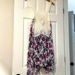 Flowy lace short free people dress